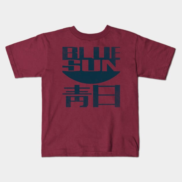 Jayne's Blue Sun T-Shirt Kids T-Shirt by heavyplasma